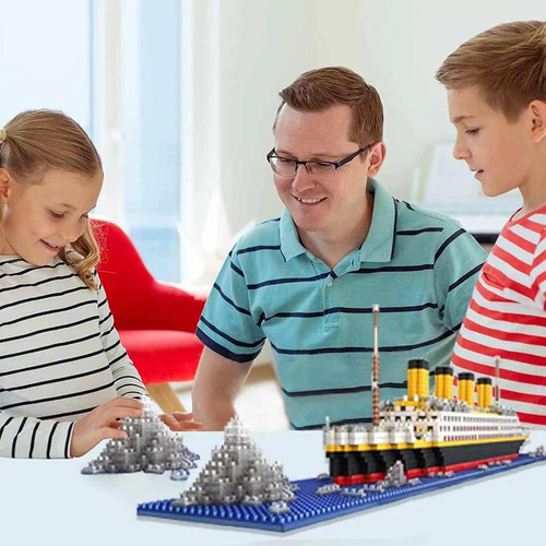 Elaicree Titanic Ship Micro Mini Juego De Bloques De Constru