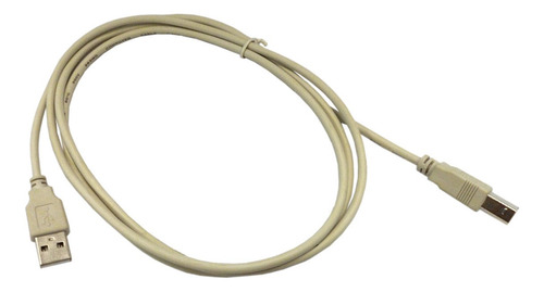 Cable Usb A/b 2.0 Para Impresora 1.5 Mts Beige