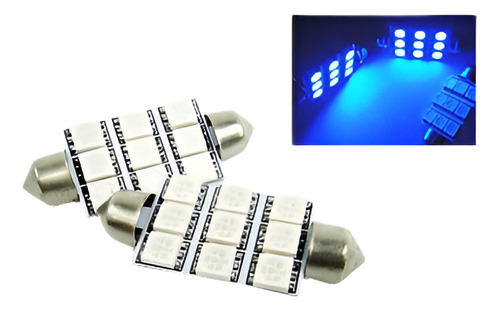 578 211-2 Azul 9 Smd Led Interior Mapa Luz Para Lincoln Fest