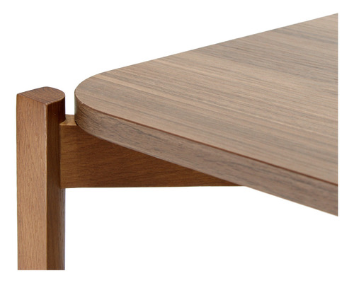 Mesa Lateral Cuadrada 50 19602 Palu Color Nogal
