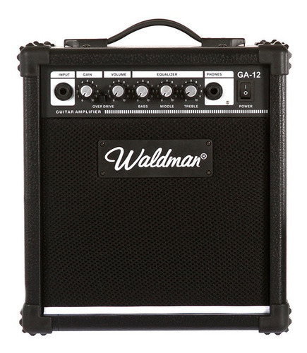 Amplificador Combo Para Guitarra Waldman Ga-12 Preto