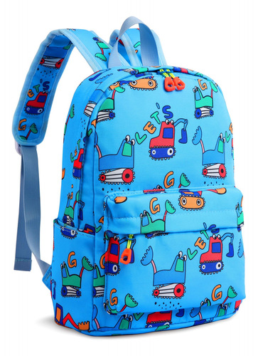 Zicac Lindas Mochilas De Lona Para Niños, Azul-cielo, Moch.