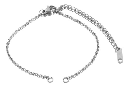 Collar Pulsera Extensor Cadena Acero Inoxidable Cadena Cuba