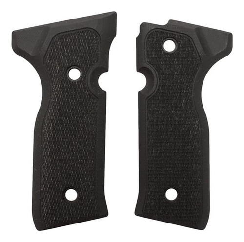 91179 Beretta Cougar 8000 Grips, A Cuadros G-10 Negro Sólido