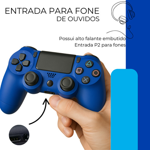 Controle Colorido Sem Fio Compatível Com Ps4 Pc Celular Tv