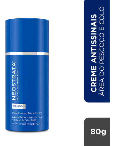 Neostrata Skin Active Triple Firming Neck Cream Com 80g  Tipo de pele Tudo ripo de pele