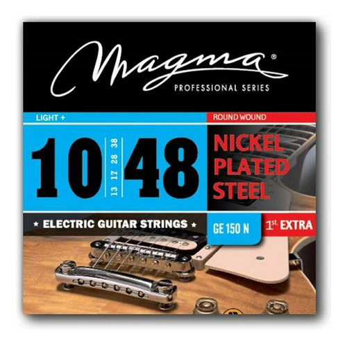 Encordado Guitarra Electrica Magma Nickel .010 Ge150n