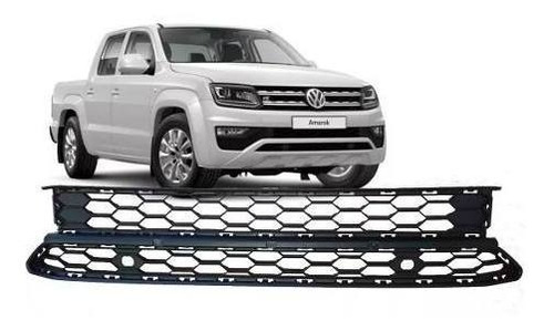 Parrilla Rejilla Central Paragolpe Vw Amarok 2016 2017 2018