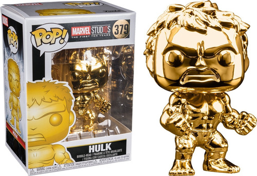 Funko Pop Marvel Studios Hulk Gold Chrome