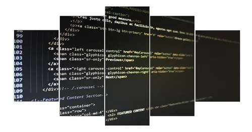 comprar Quadro Decorativo Linguagem De Programação Computação