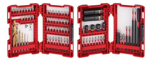 Kit Ponta Bit E Brocas Shockwave 75 Pçs 48-32-4030 Milwaukee