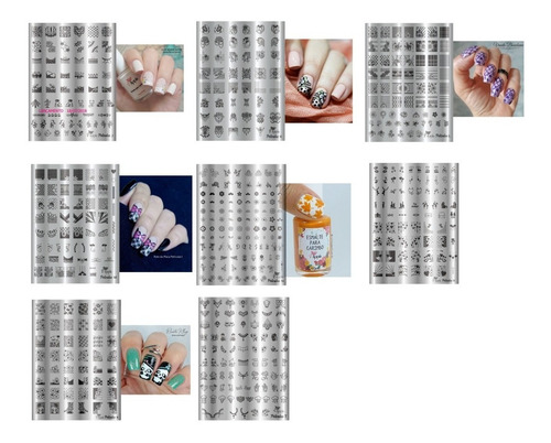 Kit Faça Você Suas Películas De Unhas Com Carimbo De Unhas