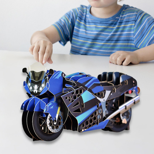 Regalos Del Día Para Papá Tarjeta De Motocicleta 3d