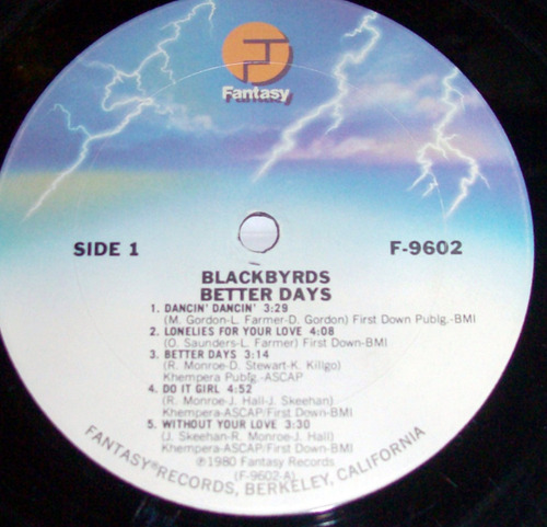 The Blackbyrds Better Days / 1º Ed Usa 1980 Funk Soul Vinilo (Usado)
