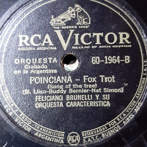 Pasta Feliciano Brunelli R Morales Rca Victor C281