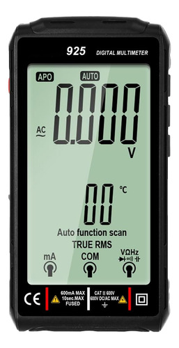 Ruoshui 925 Multimetro Digital Pantalla Completa 10000 Cuent