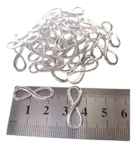 Comprar Pack 100 Dijes Infinitos De Metal Insumos Bijouterie Souveni