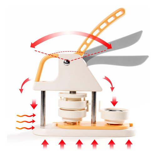 Máquina De Fazer Crachás De Botão, Máquina Redonda De
