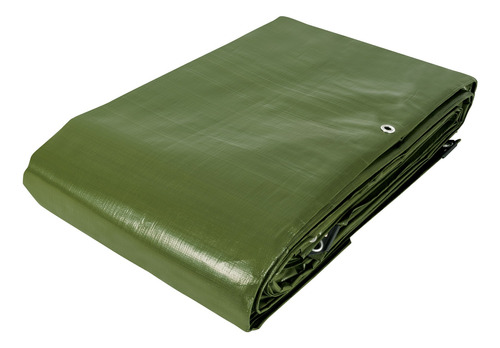 Lona Uso Rudo, Verde Olivo, 6 X 12 M, Truper Expert Tr 16379