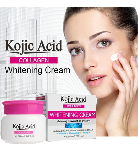 Crema Facial Blanqueadora Hidratante Corporal Con Ácido Kóji