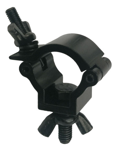 3 Abrazadera De Luz De Dj De Aluminio, Negro Para 24 A 26 Mm