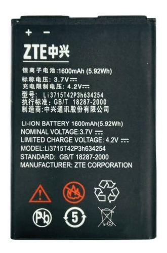 Bateria Pila Celular Zte V765 765 V765m Tienda Fisica