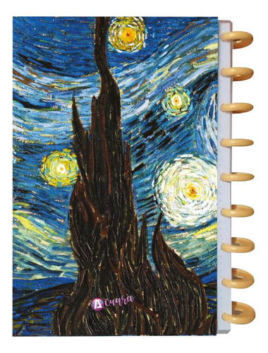 Cuaderno Discos T/frances 80hjs 105grs Pastadura 2 Separador Noche Estrellada