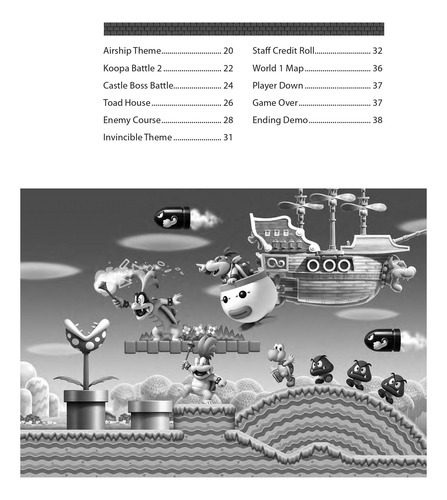 New Super Mario Bros. Wii: Intermediate-advanced Piano Solo.