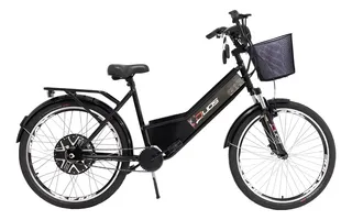 Bicicleta Elétrica Confort Duos 800w | Preta