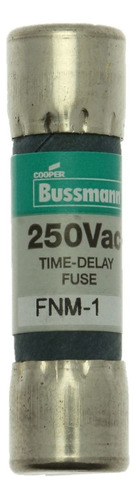 Bussman Fusible Fibra Fusetron Retar 250v 1 Amp Fnm-1