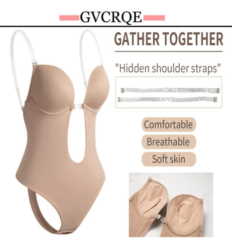 W Sosten Sin Espalda Para Mujer Con Correa Invisible