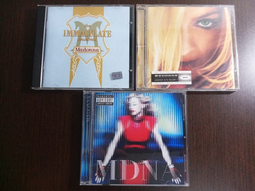 Cds De Madonna (3 Cds) The Inmaculate / Ghv2 Y Mdna