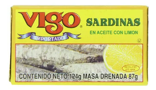 Sardinas Vigo En Aceite Con Limón - Lata Oz (pack 10)