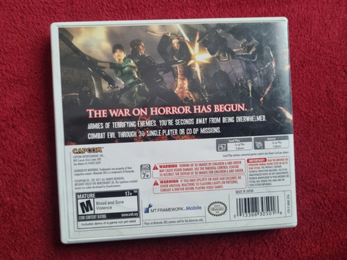 Resident Evil Mercenaries 3ds Videojuego Totalmente Original (Usado)