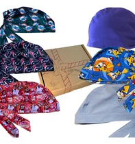 Comprar Mistery Box 6 Gorros Medicos Quirúrgico Enfermeria Hospital