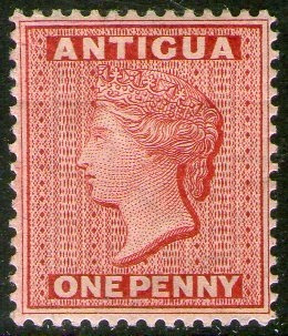 Antigua Sello Nuevo Reina Victoria Dentado 14 Años 1884-88 