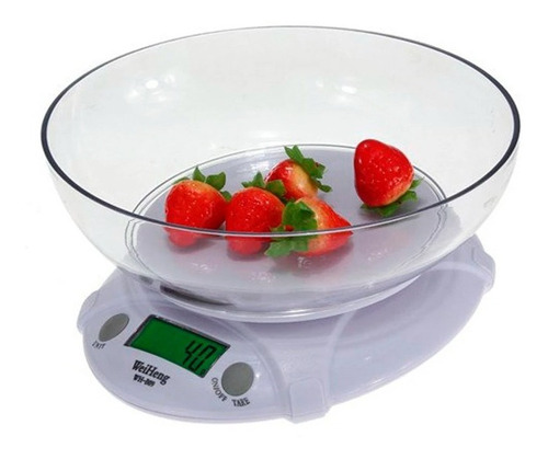 Pesa Digital Cocina Gramos Desde 1g A 7kl Balanza Con Bowl