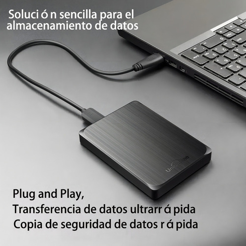 // Disco Duro Externo Unionsine Hd2512 1tb Negro
