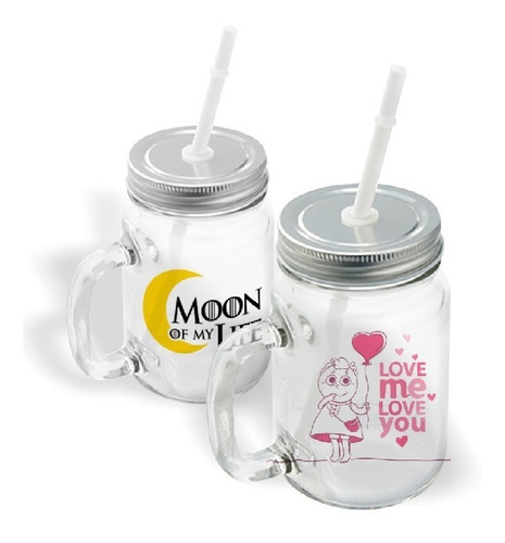 Mason Jar Personalizada Regalos Amor Novios Amigos