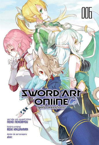 Sword Art Online: Girls' Operations Vol. 6, de Kawahara, Reki. Editora Panini Brasil LTDA, capa mole em português, 2021