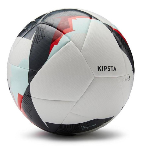 Bola De Futebol F550 T5 - Tamanho 5 Cor Branco-vermelho