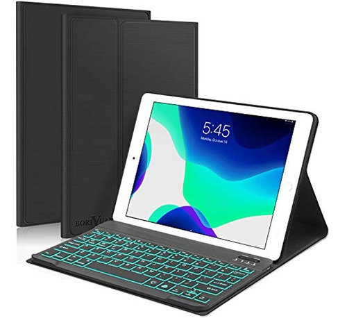 Nuevo iPad 10.2 8th 7th Generation 2019 Keyboard Case, Boriy