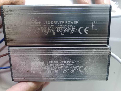 Combo 2 Drivers Panel Led 120 X 60 Cm 2x40w De 24v A 85vdc