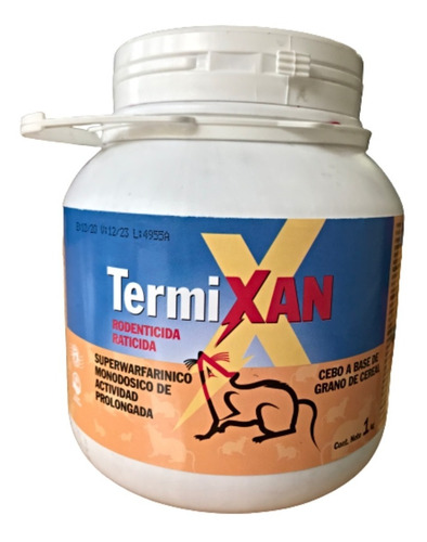 Termixan Cebo Trigo Para Control Rata Y Raton 1 Kg Cereal