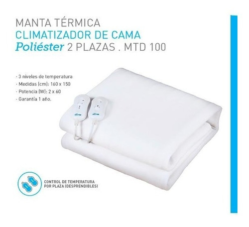 Imagen 3 de 8 de Climatizador Calentador De Cama Frazada Termica Calor Estufa