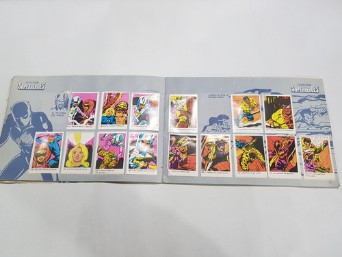 Imagen 7 de 10 de Álbum De Figuritas Capitán América Superhéroes '80 Mag 58821