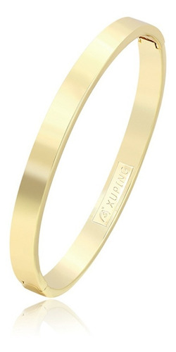 Brazalete Oro 14k Lam Aro 5.8cm Pulsera Regalo Mujer Moda