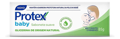 Sabonete Em Barra Protex Baby Glicerina 85g Pack C/2 Wxz