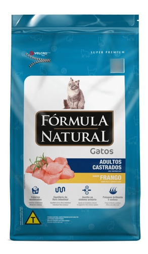 Ração Fórmula Natural Gato Adulto Castrado Sabor Frango 1kg