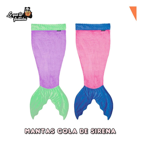 Frazada Cola De Sirena 2 Colores Ltf Shop